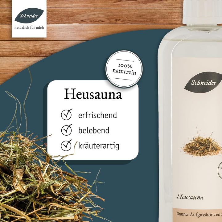 Saunabedarf Schneider - Aufgusskonzentrat, Saunaaufguss Heusauna 250ml