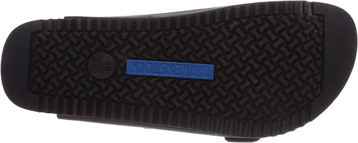 Birkenstock Classic Arizona Leder Unisex-Erwachsene Pantoletten 38 EU Schmal Schwarz, 38 EU Schmal S