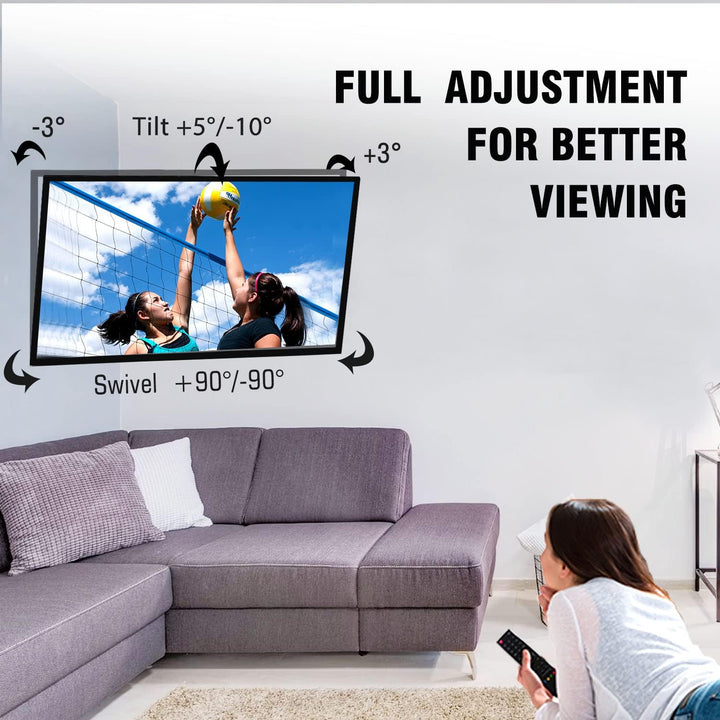 TV Wandhalterung Forging Mount Schwenkbare Neigbare Wandhalterung Fernseher TV Halterung für 26-55 Z