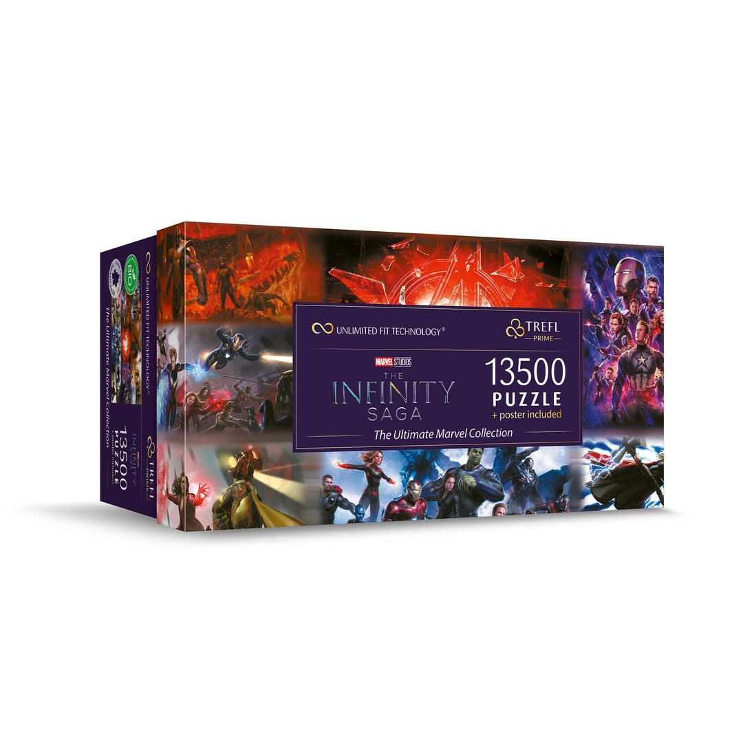 Trefl 81024 13500 Teile, Grosses Puzzle, Dickste Pappe, Bio, EKO, Collage mit Superhelden, Unterhalt
