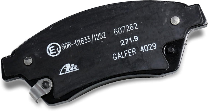ATE Bremsenset Vorderachse inkl. Bremsscheiben vorne Ø 276 mm belüftet und Bremsbeläge vorne Kompati