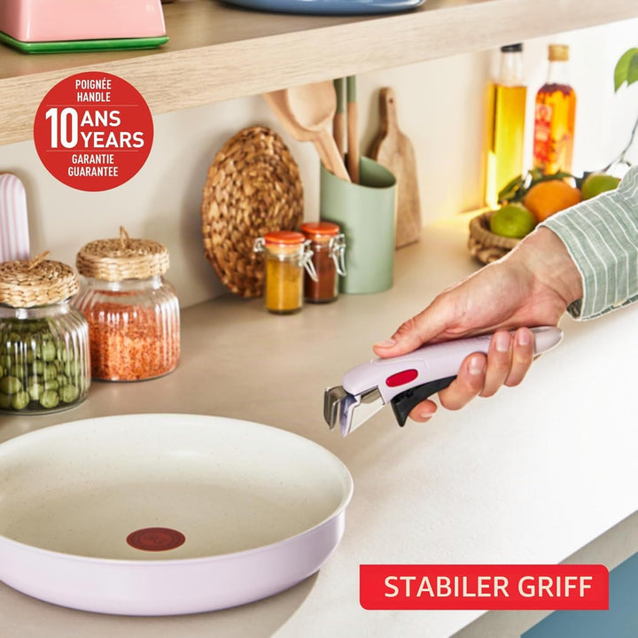 Tefal Ingenio Serenity Kochgeschirr, 11-teilig, Komplett-Edition, Antihaftbeschichtung, Induktion, s