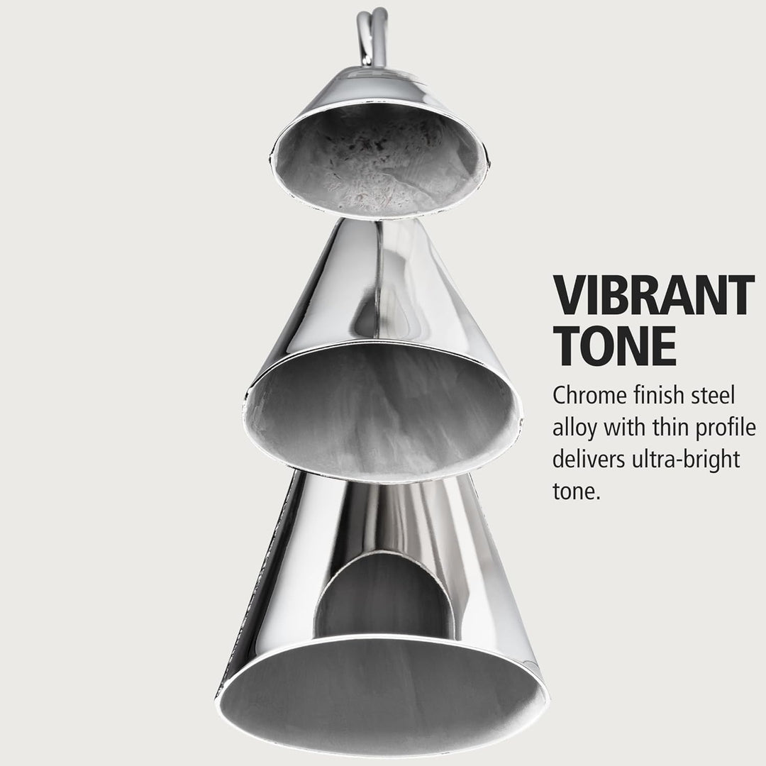 Meinl Percussion STBAGTRI-CH Triple A-Go-Go Bell (Medium), chrom