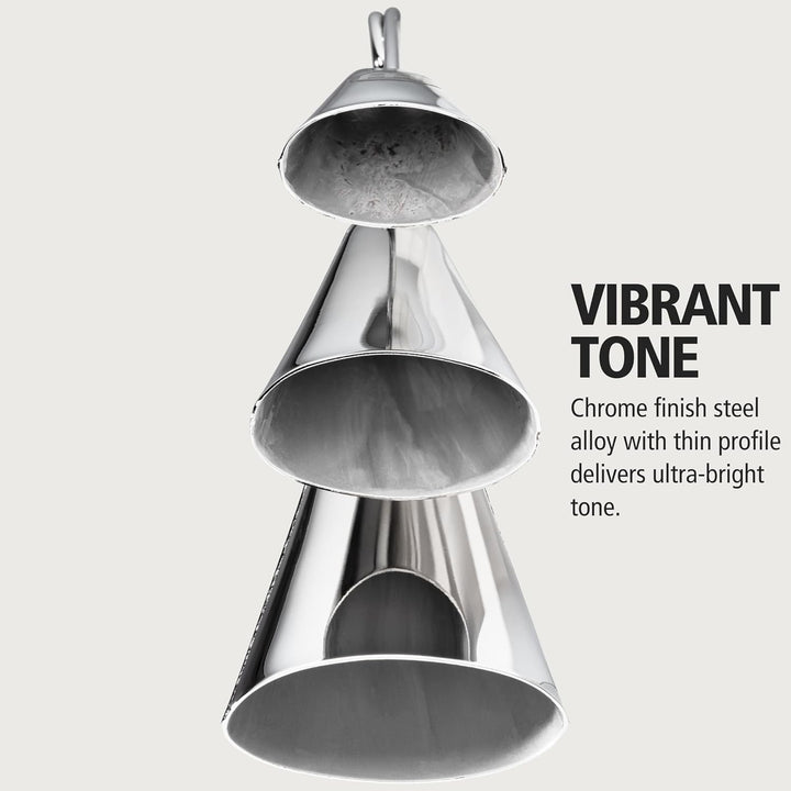 Meinl Percussion STBAGTRI-CH Triple A-Go-Go Bell (Medium), chrom