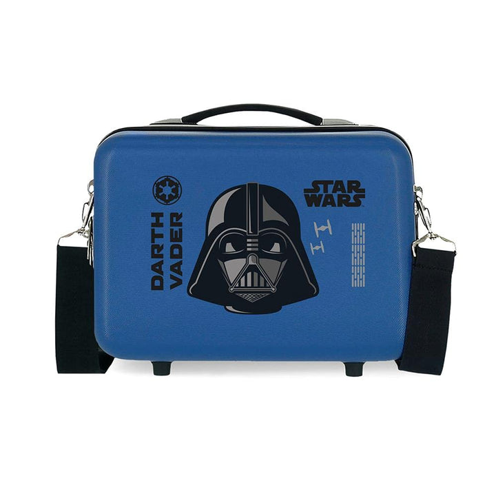 Star Wars Darth Vader Kulturbeutel, anpassbar, mit Umhängetasche, Blau, 29 x 21 x 15 cm, starr, ABS