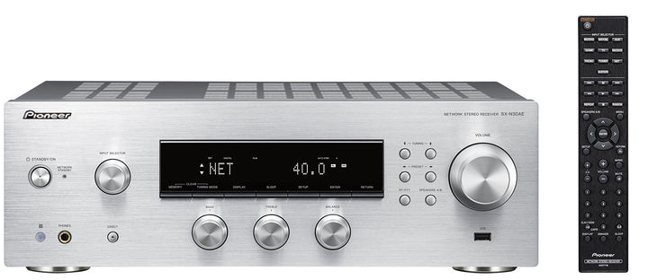 Pioneer SX-N30AE-S Multiroomfähiger Netzwerk Stereo-Receiver mit integriertem WiFi, Chromecast, tune