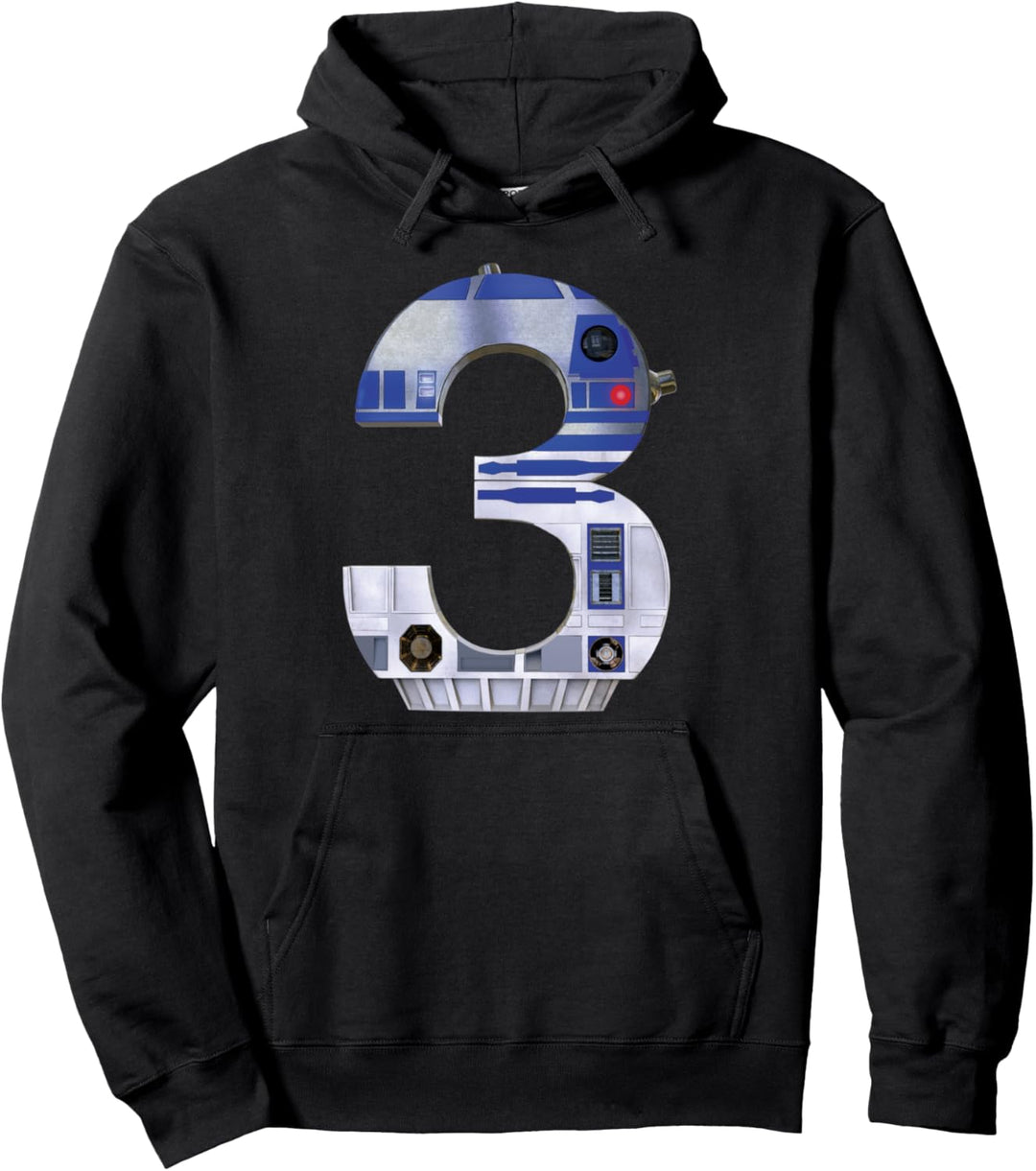 Star Wars R2-D2 Droid Third Birthday Pullover Hoodie