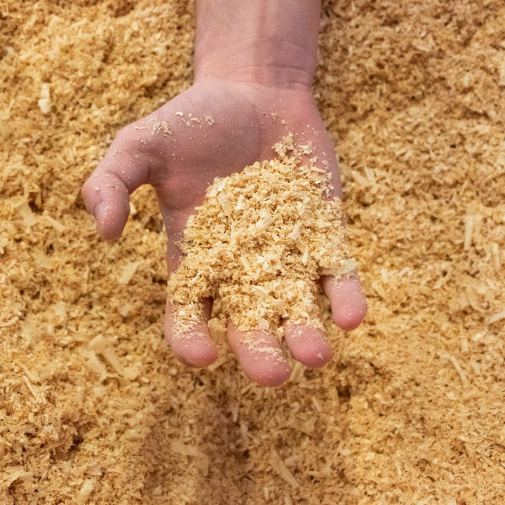 Zirbelino Sauna-Zirbenkissen 28x16cm - aus Baumwolle - mit sehr harzreichen Zirbenspänen - für Badez