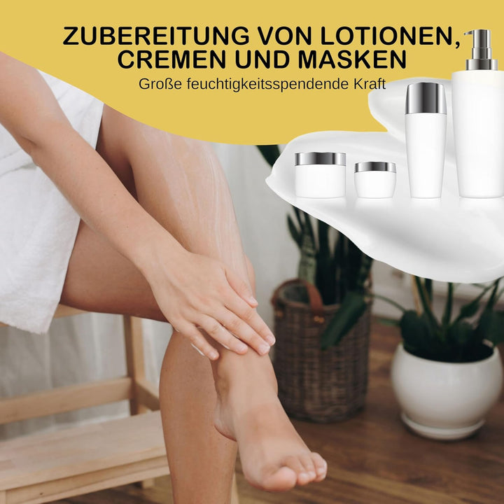 Reines flüssiges Bio-Pflanzenglyzerin. Zertifiziert biologisch. Glycerin Basis Naturkosmetik für Zuh