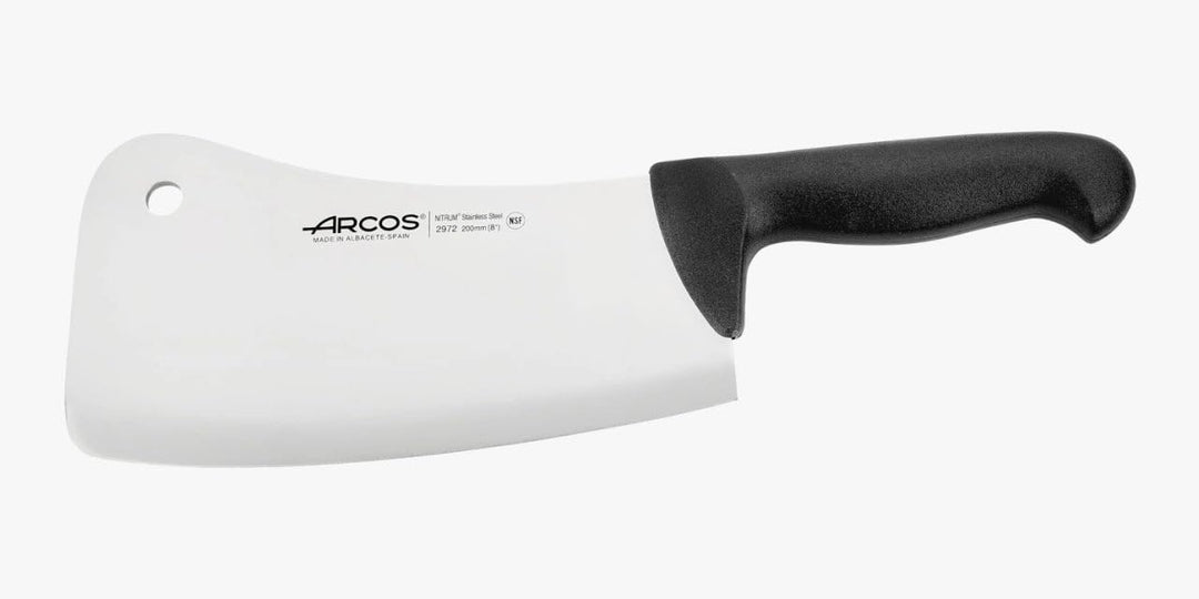 Arcos Serie 2900 - Hackmesser Metzgermesser - Klinge Nitrum Edelstahl 200 mm - HandGriff Polypropyle