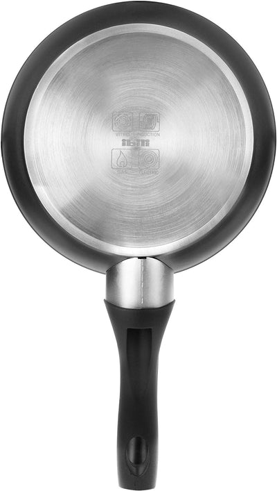 IBILI - Pfanne Natura, 20 cm, Aluminium, Anti-Haft-Beschichtung im Stein-Stil, geeignet für Induktio