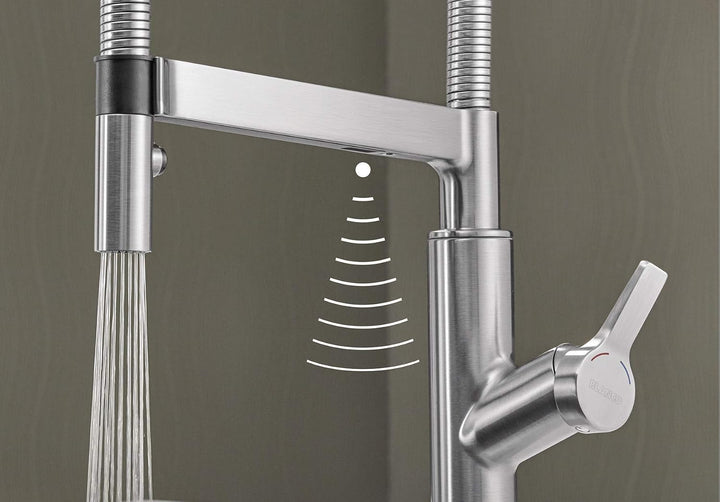 Blanco 523127 SOLENTA-S Senso UltraResist S Küchenarmatur, 230 V, Edelstahl Finish Sensor Hebel link