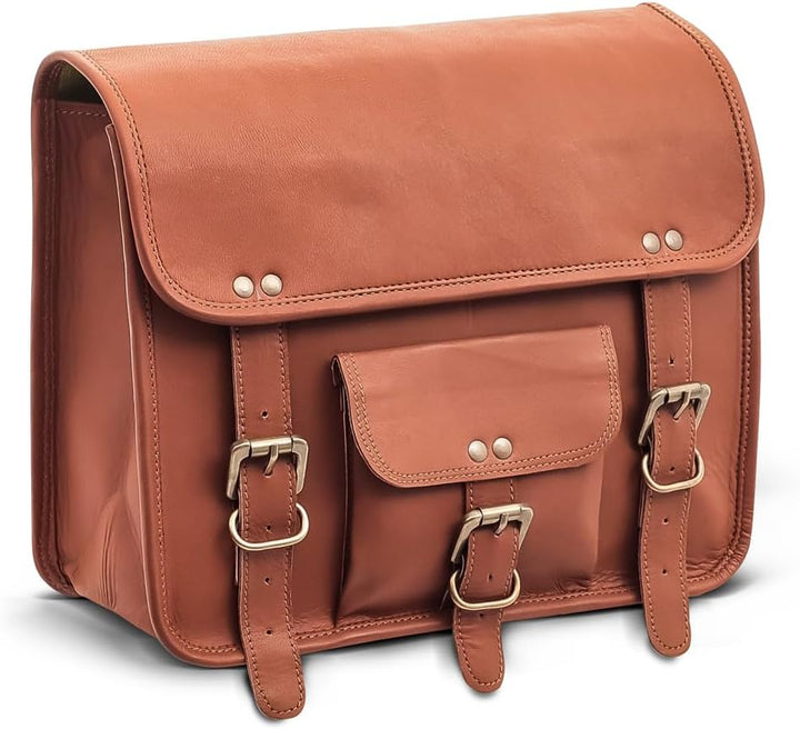 Craftride Motorrad Satteltasche SV1 Vintage Tasche 8 l braun