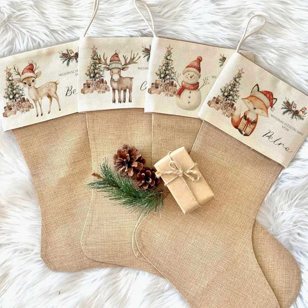 Manufaktur Liebevoll I Nikolausstrumpf Nikolausstiefel personalisiert Kinder Erwachsene Weihnachtsst
