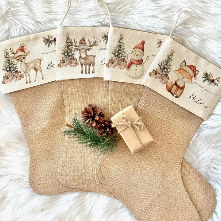 Manufaktur Liebevoll I Nikolausstrumpf Nikolausstiefel personalisiert Kinder Erwachsene Weihnachtsst