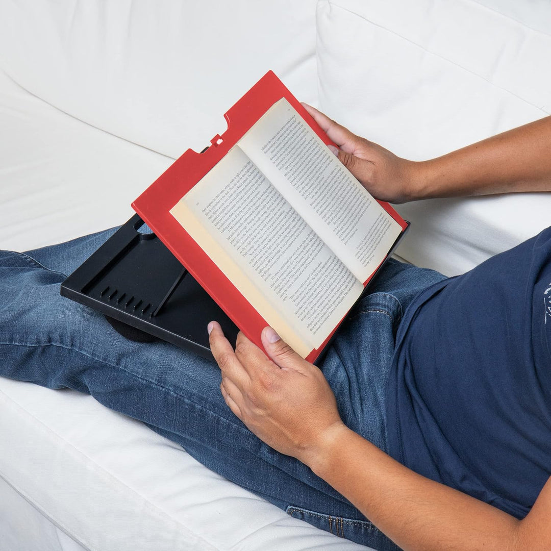 Mind Reader Laptop-Ständer, Betttablett, zusammenklappbar, Kissen, tragbar, Wohnheim, Kunststoff, 37