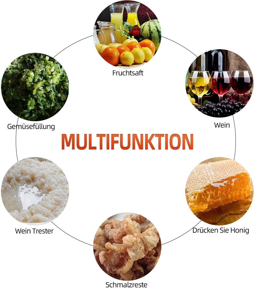 SQUEEZE master 20L Hydropress Presse Obst und Wein Press für Apfelpresse Weinherstellung Apfelpresse