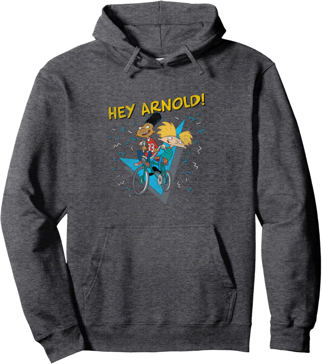 Hey Arnold! Gerald Handlebars Retro Bike Ride Pullover Hoodie