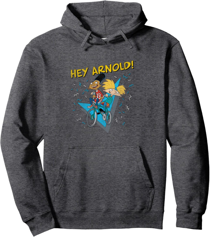Hey Arnold! Gerald Handlebars Retro Bike Ride Pullover Hoodie