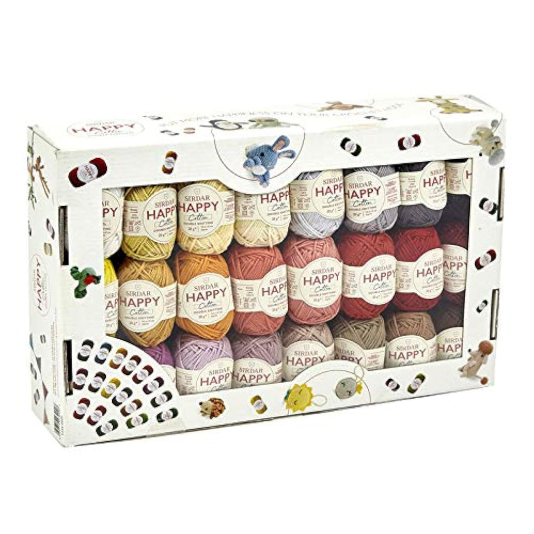 DMC Happy Chenille Velvet Thread 15g farbig sortiert - 25 Stück