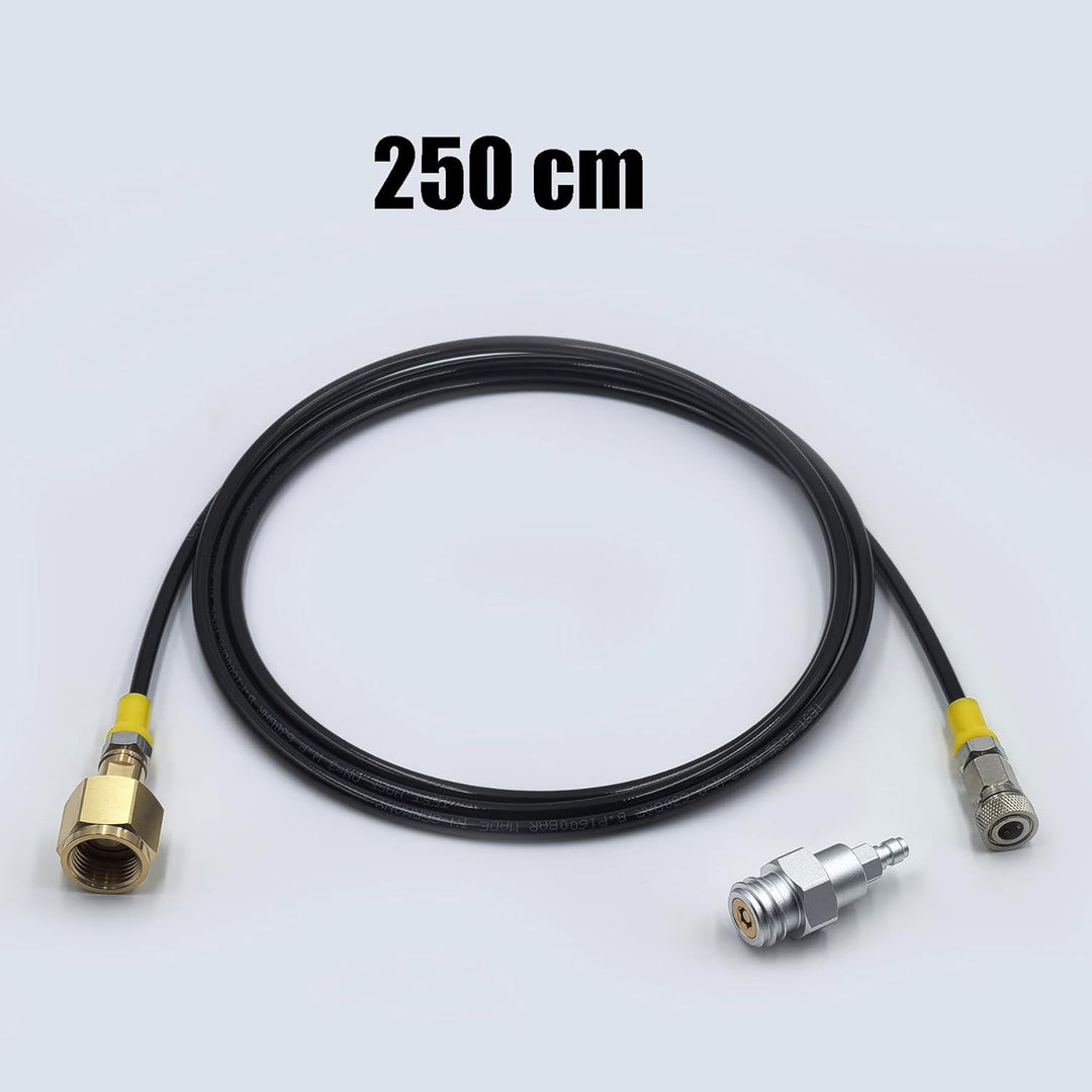 DRYHTEN Soda Wasser Maker Maschine Kohlendioxid Füllstation Adapter TR21-4 für externen CO2 Tank mit