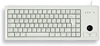 CHERRY G84-4400, Kompakte Tastatur mit Trackball, UK-Layout (QWERTY), Kabelgebunden (PS/2-Anschluss)