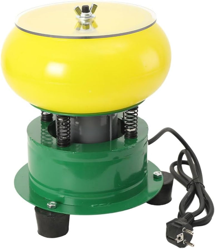 100W Vibrierende Poliertrommel Hülsenpolierer, 8 Zoll Elektrische Vibrationsschale, Vibrationspolier