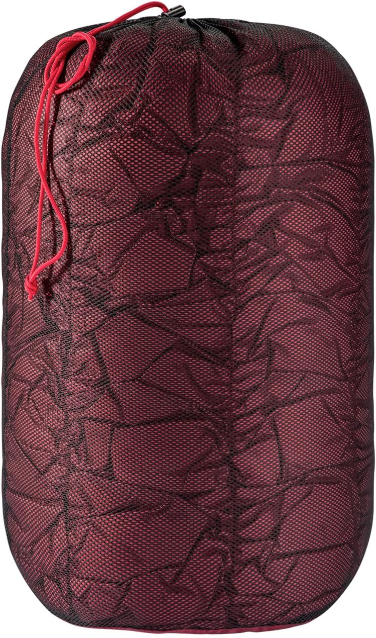 deuter Exosphere -6° Kunstfaser Schlafsack, cranberry-fire Zip right, Zip right