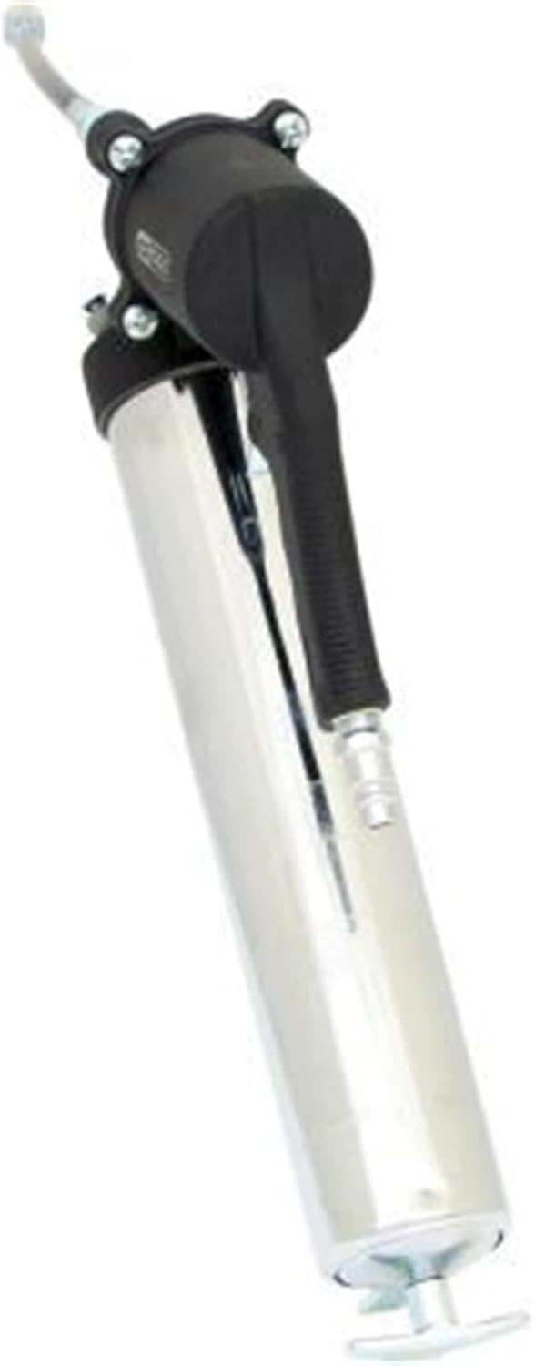 KS Tools 515.3900 Druckluft-Fettpresse mit flexiblem Schlauch und Düse