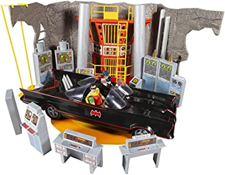 McFarlane Retro Playset Batman 66 Batcave, 15730, Mehrfarbig