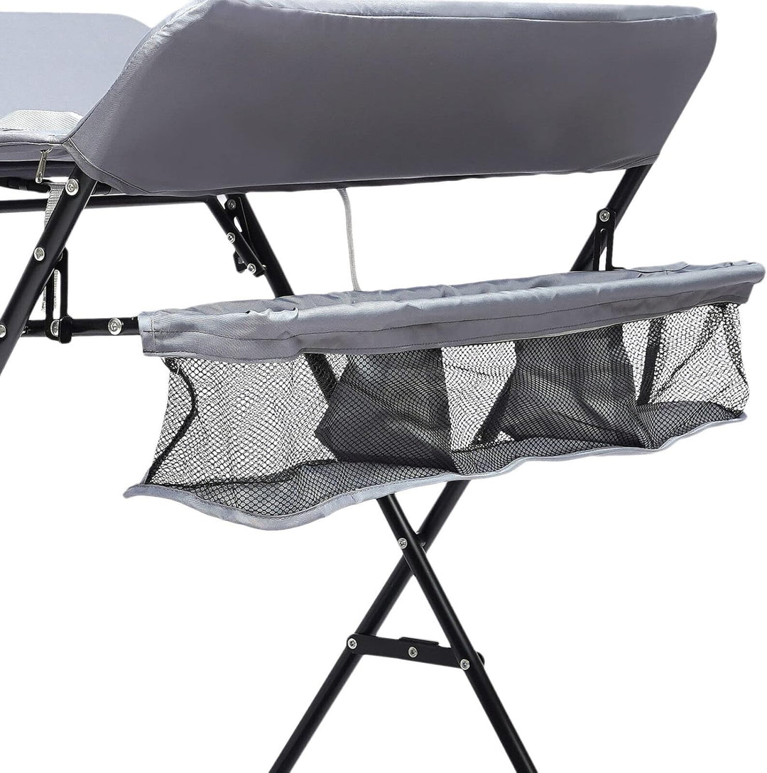Baby Wickeltisch Changing Table, Kinder Mobiler Wickeltisch klappbarer mit herausnehmbarer Trennwand