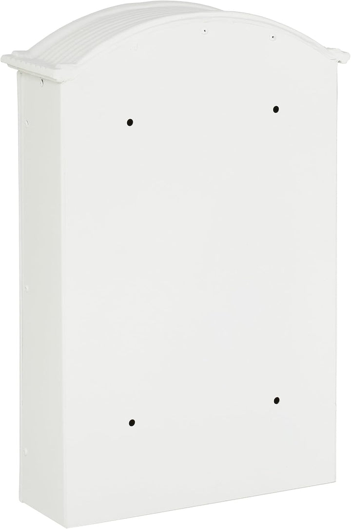 Relaxdays Briefkasten Vintage, verzierter Postkasten, HxBxT: 42 x 28 x 10 cm, A4 Briefschlitz, 2 Sch