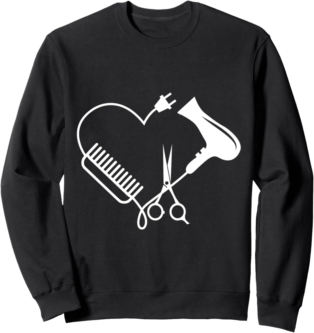 Friseur Friseurin Salon Barber Hairstylist Frisör Geschenke Sweatshirt