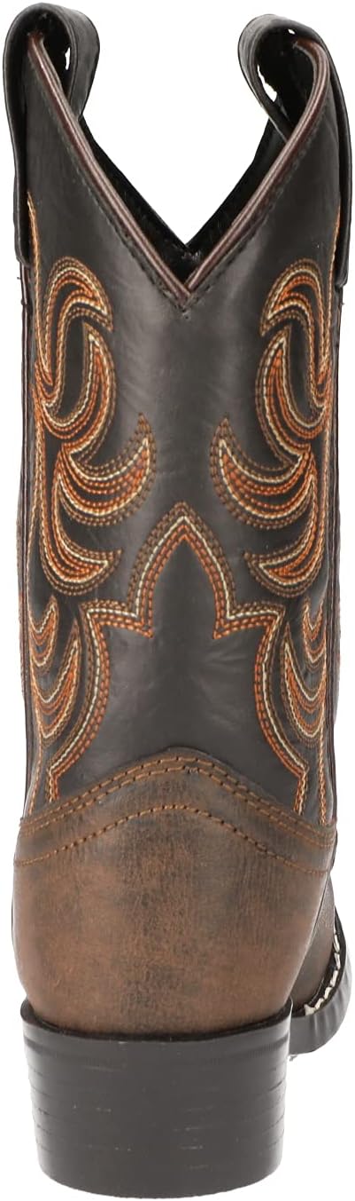 Smoky Mountain Austin Cowboy Baby Mädchen Lederstiefel 22 EU Braun Schwarz, 22 EU Braun Schwarz