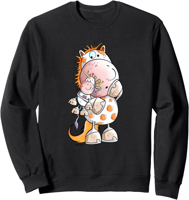 So Niedliches Pinto Pferd Mit Einhorn Spielzeug T Shirt Sweatshirt