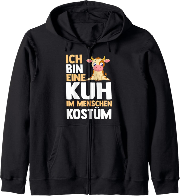 Kühe Kuh Menschen Kostüm Kapuzenjacke