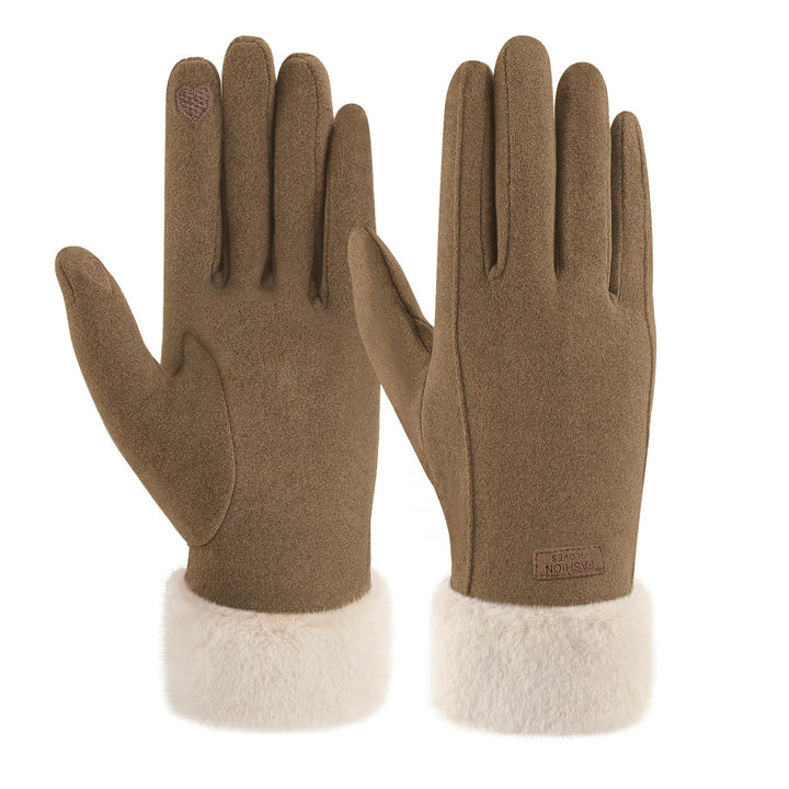 Damen Winter Warm Touchscreen Handschuhe mit Fleece Gefütterte Strick winterhandschuhe für Kaltes We