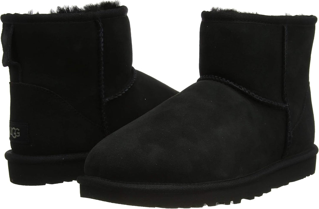 UGG Herren Mini Classic Boot 45 EU Schwarz, 45 EU Schwarz
