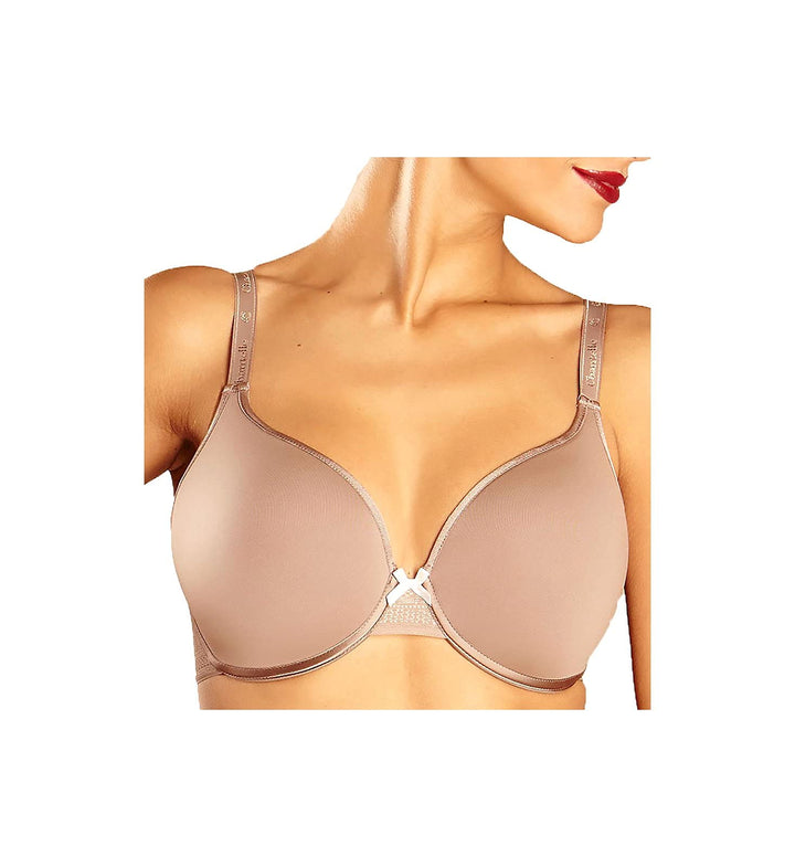 Chantelle Damen C Ideal Back Smoothing Bra Minimizer-BH, 65D Haselnussbraun