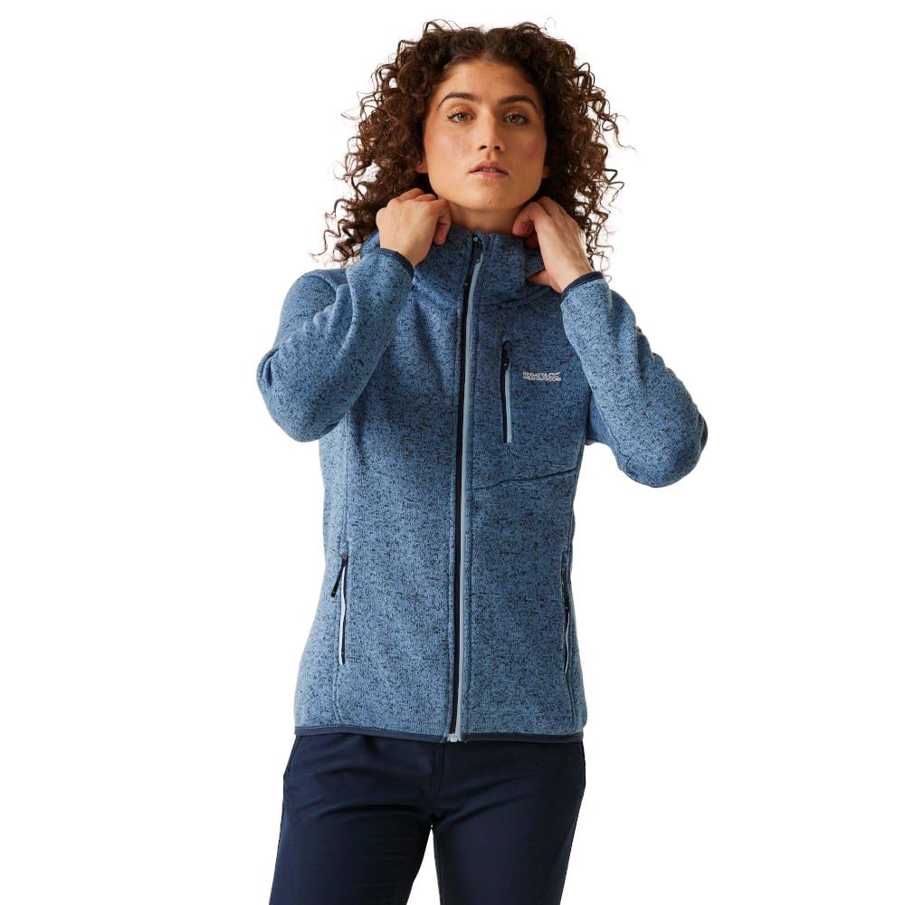 Regatta Damen Womens Hood Newhill Full Zip Hooded Fleece Jacket Fleecejacke mit durchgehendem Reissv