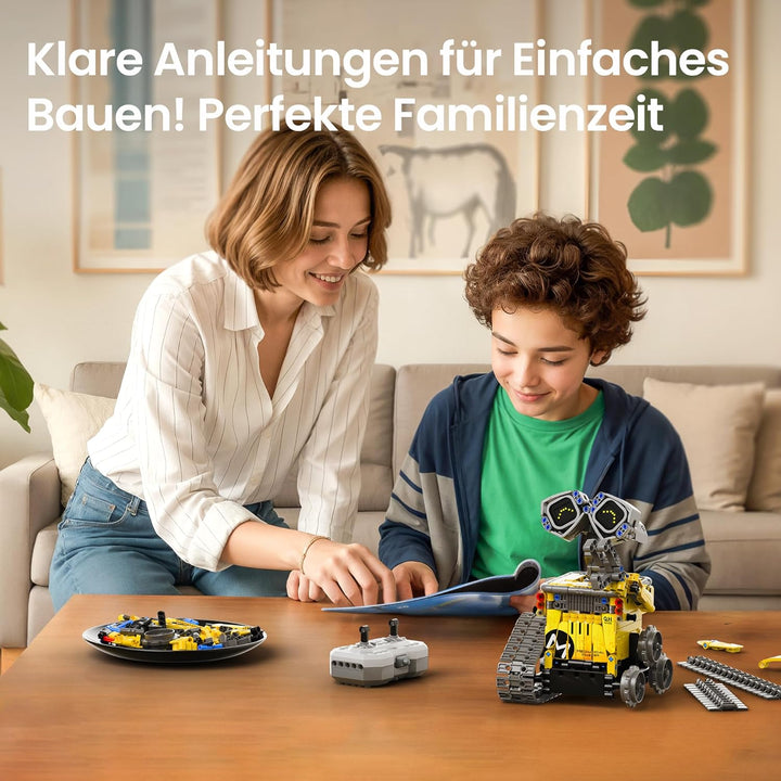 Sillbird Roboter Kinder für Jungen, 3-in-1-Technik Roboter mit App-Fernsteuerung, Wall/Mech Dinosaur
