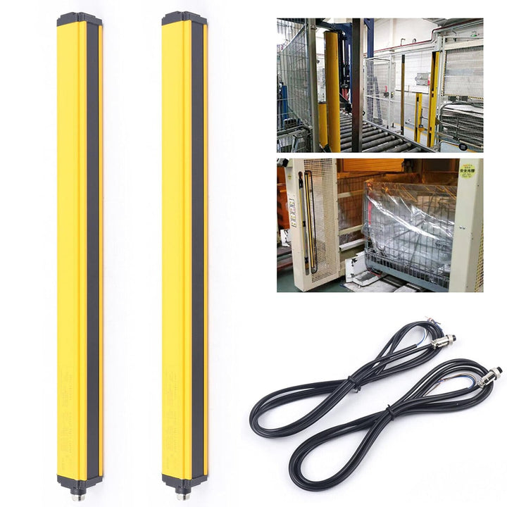Lichtvorhang Sensor Schalter DC 24V-30V, Sicherheits-Drehgeber Sicherheitseinrichtungen Industrielle