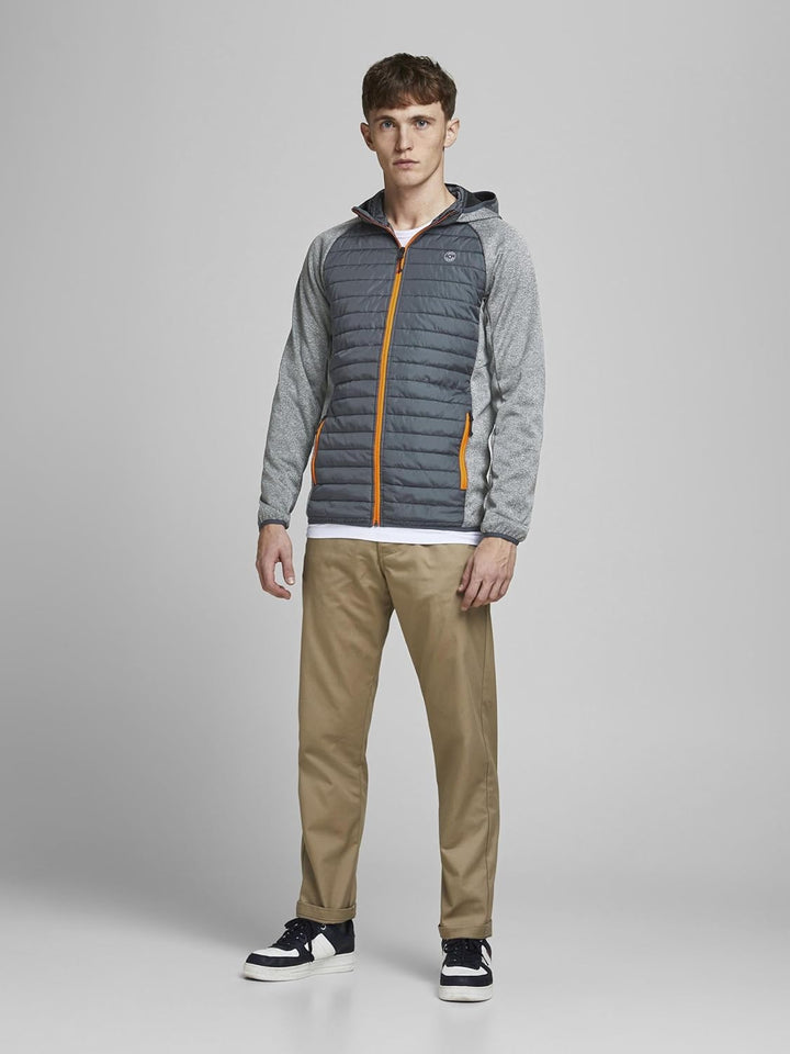 JACK &amp; JONES Softshell Stepp Jacke Kapuze Funktions Outdoor Blouson Übergangs Jacket Regular Fit JJE