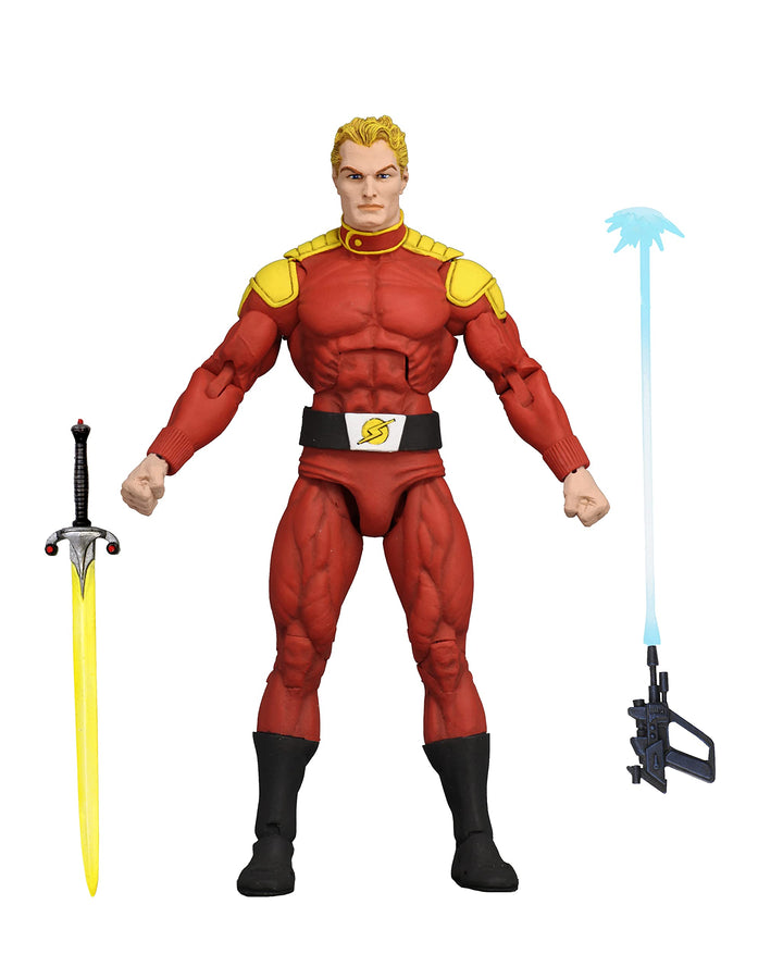 NECA 42600 - Defenders of The Earth Series - Flash Gordon - 17,8 cm grosse Actionfigur