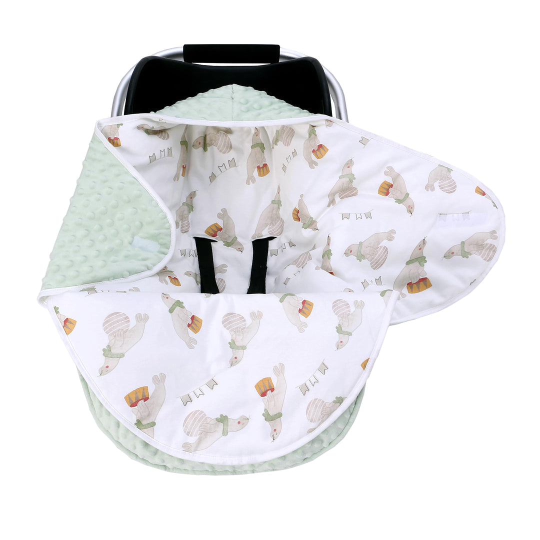 Einschlagdecke Babyschale für Winter Buggy Universal Fusssack Babydecke Baumwolle Baby Pucksack für