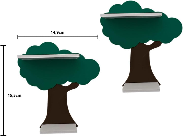 Mini Baum-2er-Set kompatibel für Toniefiguren, Tonieregal Toniebox Tonie Erweiterung - Erweiterungsr