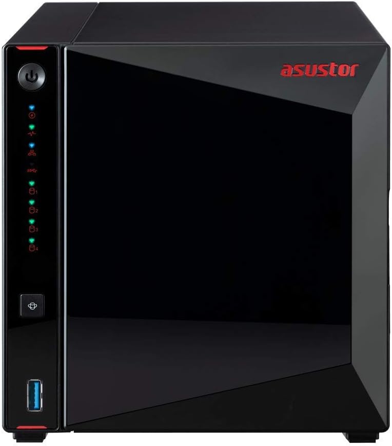 Asustor AS5304T Schwarz Sans Disque Sans Disque NAS ohne Festplatte, Sans Disque NAS ohne Festplatte