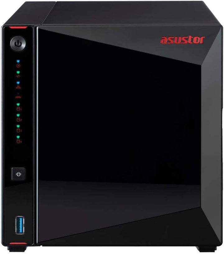 Asustor AS5304T Schwarz Sans Disque Sans Disque NAS ohne Festplatte, Sans Disque NAS ohne Festplatte