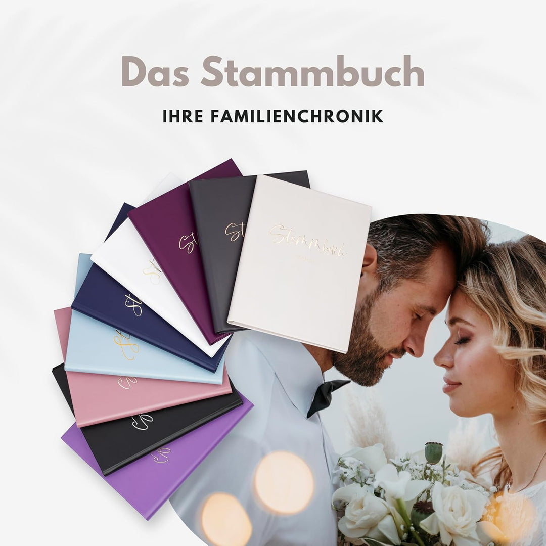Stammbuch Hochzeit Stammbuch der Familie - Familienstammbuch Hochzeit Standesamt, Familienbuch - Del