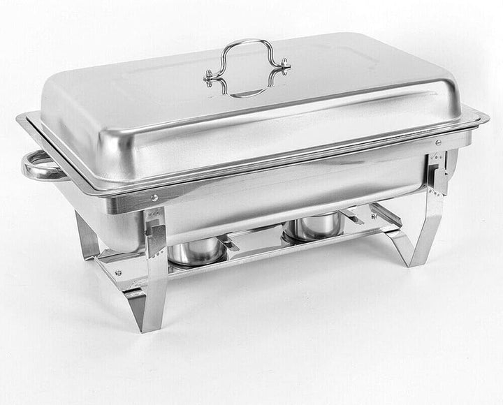 9L Warmhaltebehälter Speisewärmer Edelstahl, Buffetwärmer Faltbarer,Catering-Wärmer-Set,Fassungsverm